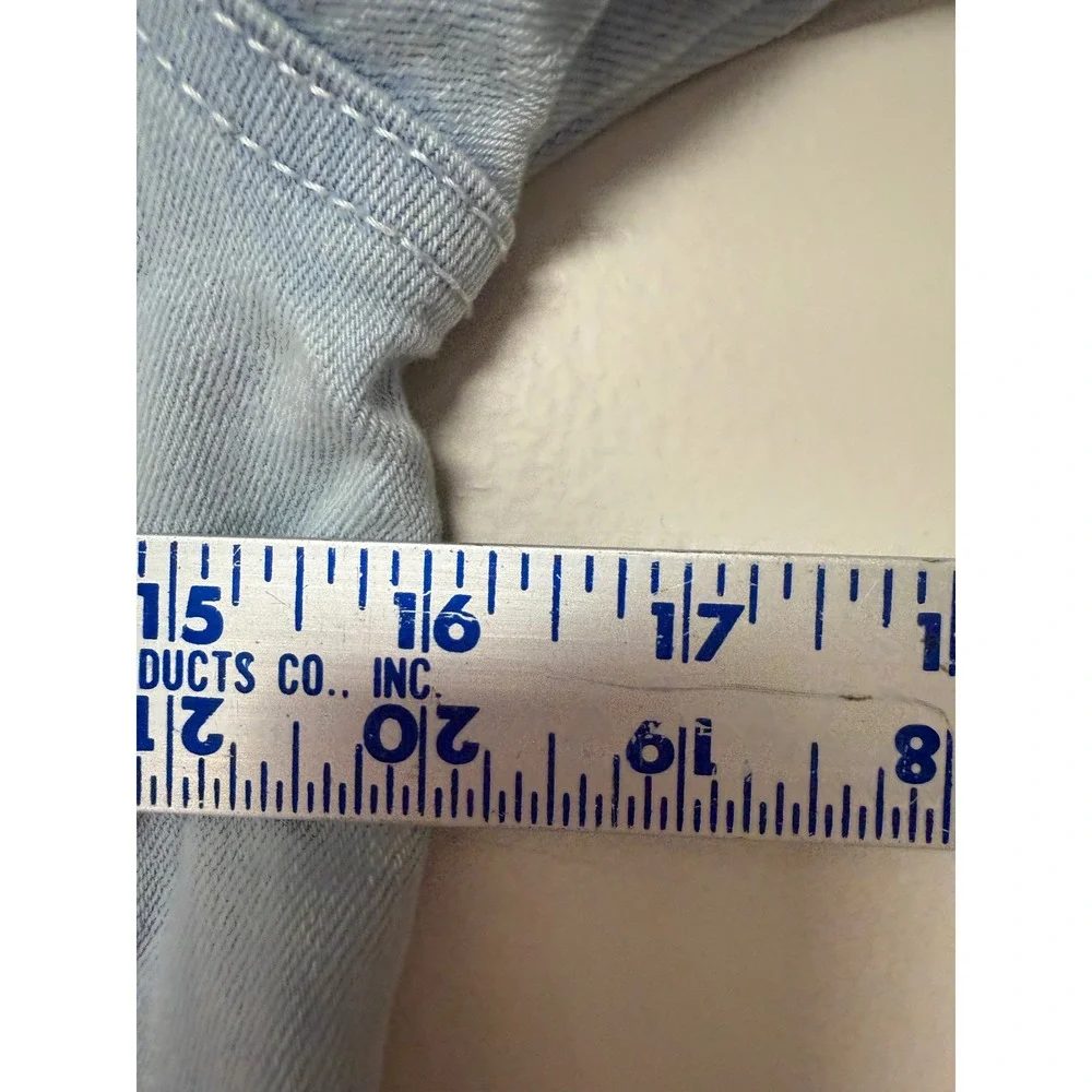 Old Navy Girls Light Wash Denim Trucker Jacket Size L 10-12 Blue‎ Jean Jacket